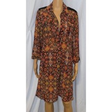 Rachel Rachel Roy button up multicolor Dress Size 8 Pre-Owned