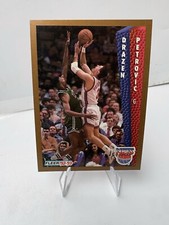 1992-93 Fleer - #147 Drazen Petrovic-miscut
