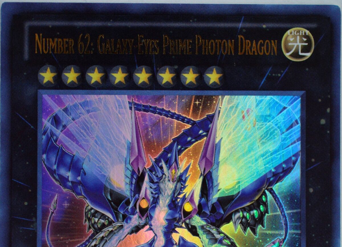 YuGiOh NUMBER 62: GALAXY-EYES PRIME PHOTON DRAGON Ultra Rare YuGiOh NUMBER 62: GALAXY-EYES PRIME PHOTON DRAGON Ultra Rare