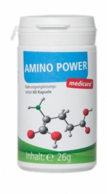 Aminosäure - 60 Kapseln /Amino Power medicura (44,00 /100)