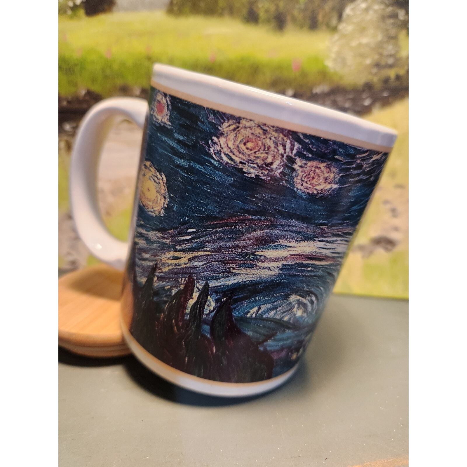Vintage Vincent Van Gogh Mug Starry Night Cafe Arts | Henriksen Imports