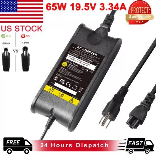 For Dell OptiPlex 7040 5050 7050 3070 3020 9020M Adapter Power Supply 65W