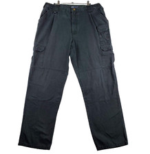 5.11 Tactical Series Cargo Pants Men 38 X 34 Black 100 Cotton High-Rise Pockets