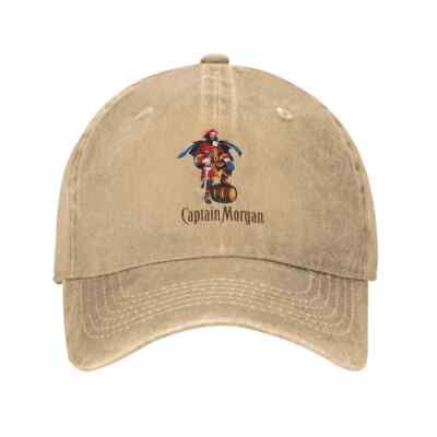 Captain Morgan Kappe Mütze Baseball Cap Schirmmütze hellbraun / beige