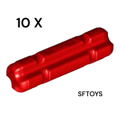 LEGO - Part 32062 - Pack of 10 New Pieces-Technic Axle 2L Notched