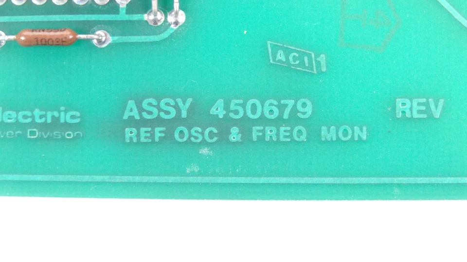 Conjunto de placa PCB Franklin Electric Assy 450679 Ref OSC y Freq Mon UPS Foto 2 de 3