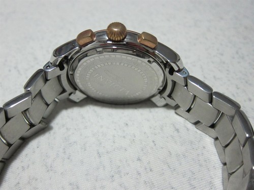 Invicta Men's Watch Model 4060 Gold/Brown Silver Carbon Fiber Swiss MOVT Quartz - Picture 12 of 24
