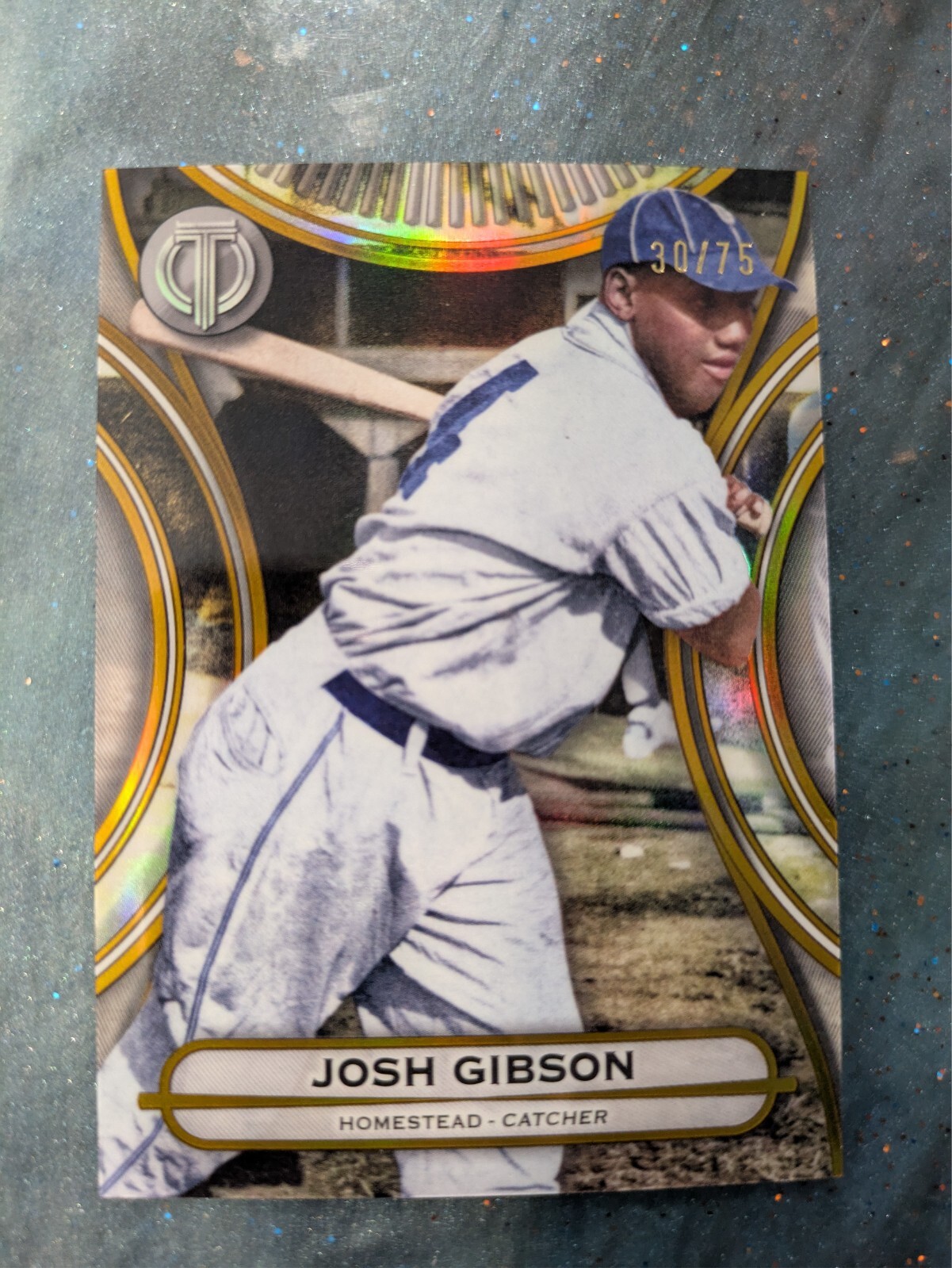 2025 Topps Tribute Josh Gibson Gold • #28 • serial/75