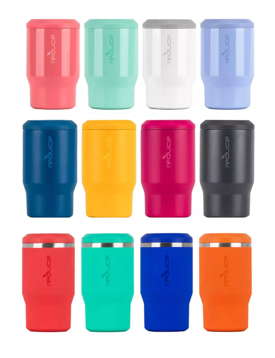 REDUCE Drink Cooler 4 in 1 Multi-Use Can Bottle with Non-Slip Base Select  Color