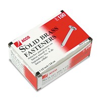 Acco Brass Prong Paper File Fasteners 1 1/2 Length 100/box 71506 on sale Acco Brass Prong Paper File Fasteners 1 1/2 Length 100/box 71506 on sale