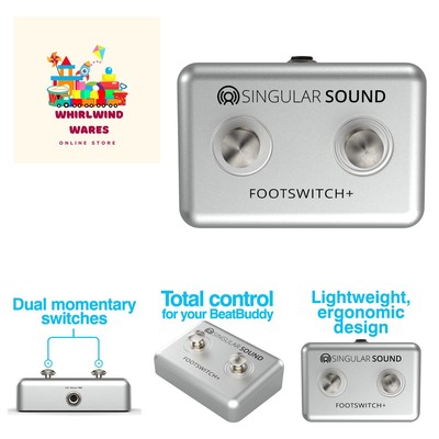 Dual Momentary Footswitch Plus for use with BeatBuddy, Effects Pedals, and El...