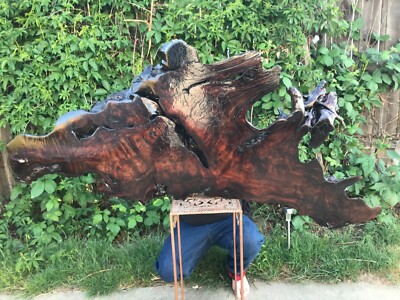 Grand Reclaimed Redwood Slab Art Piece