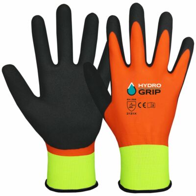 2 Paar ACE HydroGrip Arbeits-Handschuhe - wasserfest & robust -Schutzhandschuhe
