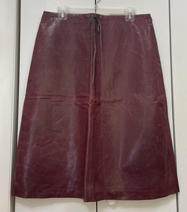 leather skirt size 12
