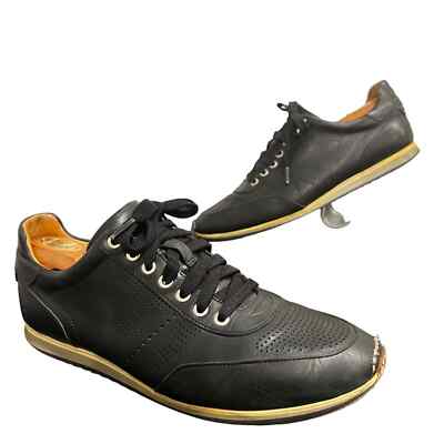 MAGNANNI Pueblo Black Low Top Leather Lace-Up Men\'s Size 9 M Sneakers Pueblo Men main image 4