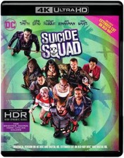 Suicide Squad (4K Ultra HD+Blu Ray) New but not shrink-wrap, NO CARDBOARD SLEEVE