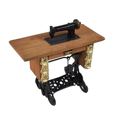 Concord Miniatures Treadle Sewing Machine 1:12 Vintage Dollhouse  Furniture