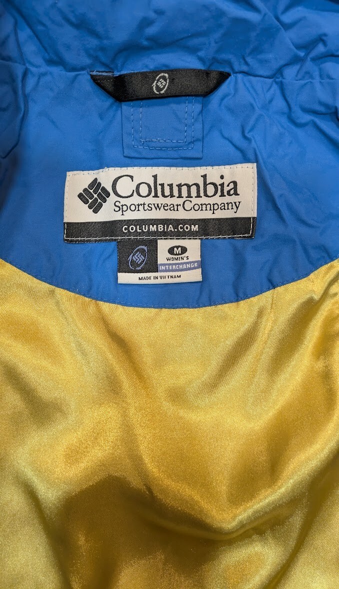 Columbia "Interchange" Winter Shell: Blue/White (… - image 7