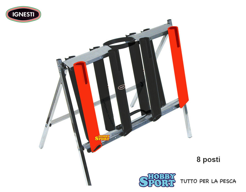 Rastrelliera Porta Canne da Pesca 16 posti