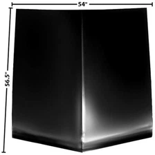 1965 1966 1967 New GTO & Le Mans & Tempest EDP Coated Steel HOOD Panel Dynacorn