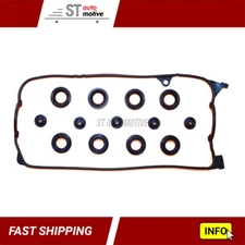 Engine Valve Cover Gasket Set for 2001-05 Honda Civic 1.7L SOHC D17A Motor