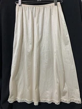Warner's Half Slip Medium Beige Tan Nylon Vintage