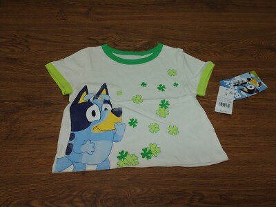 Bluey Kids St. Patricks Day Shirt