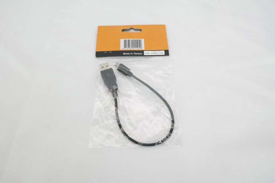 Owleye USB a Mini Cable Bicicleta Iluminación Piezas Aprox 10" Negro / LOTE DE 2 / TF Foto 4 de 4