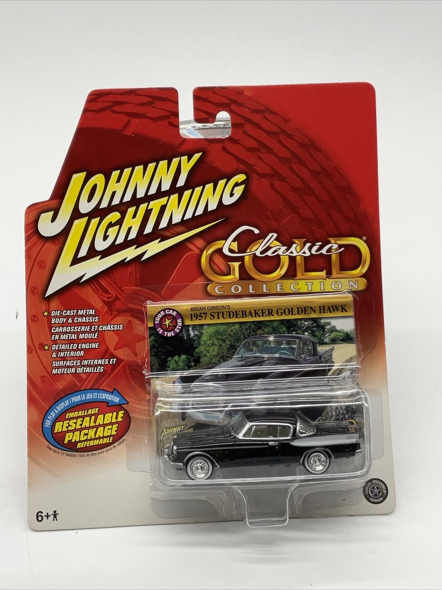 Johnny WHITE LIGHTNING 1957 Studebaker Golden Hawk, Classic Gold