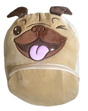 Image of Mopps Pug Plush Rucksack Backpack. Birthday Or Christmas Gifts For Him Or Her