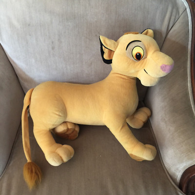 Simba Lion King Disney Plush Stuffed Animal Large 22  Hasbro 2002