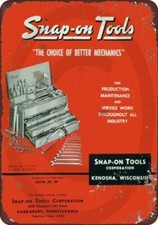 Snap On Tools Vintage Catalog Fridge / Tool Box Magnet 2