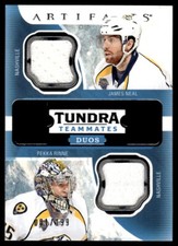 2016-17 Artifacts Tundra Teammates Duos Relics Pekka Rinne/James Neal /199