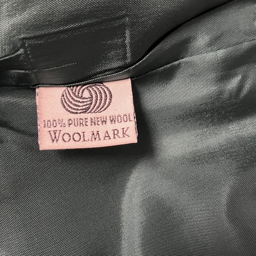 Pendleton klassischer grüner Wollblazer mit gekerbtem Kragen und einem Knopf Größe 10 - Bild 7 von 7