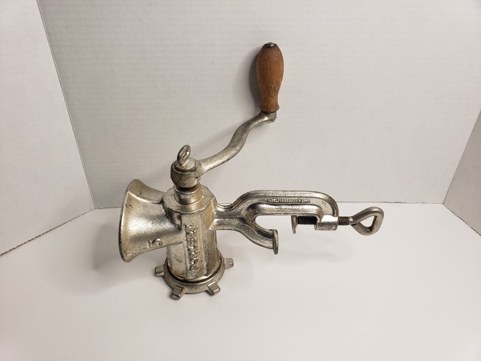 PORKERT Vintage No 5 Meat Mincer Grinder Heavy Duty Cast Iron Made in