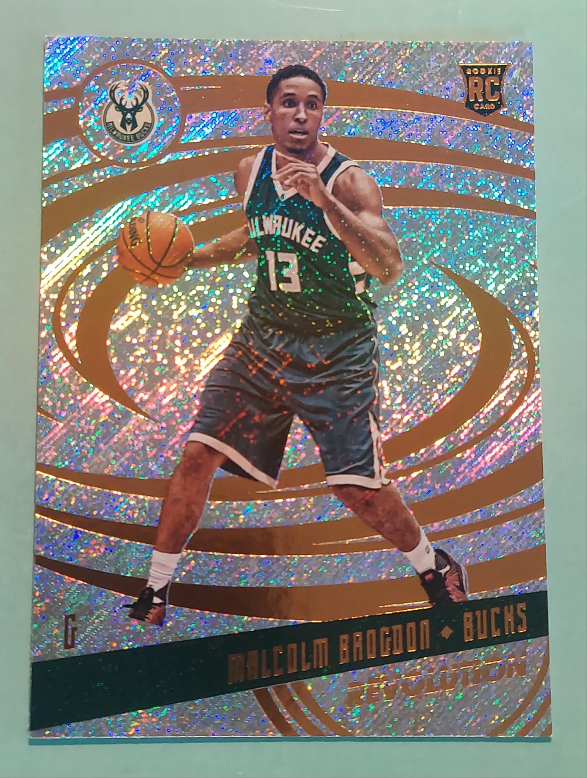 2016-17 Panini Revolution MALCOLM BROGDON #106 Rookie RC Milwaukee Bucks