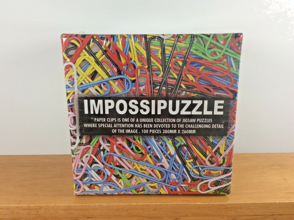 Impossipuzzle PaperClips Jigsaw Puzzle 100 Pc Mini 380mm x 260 mm