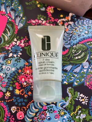 CLINIQUE 7 DAY SCRUB CREAM RINSE OFF FORMULA 1 OZ
