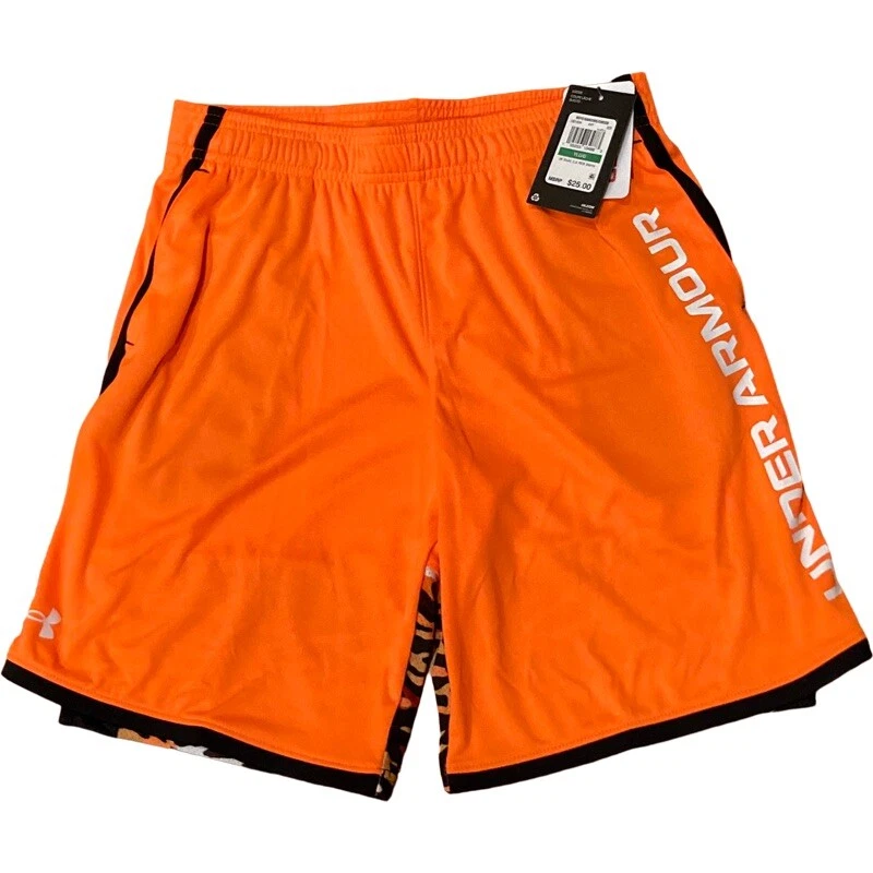 Boys orange deals basketball shorts