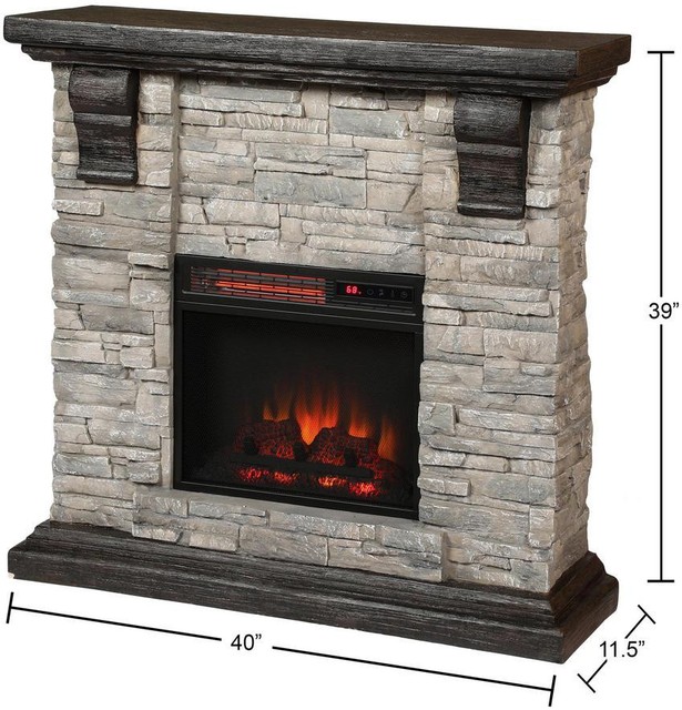 Electric Fireplace TV Stand Home Decorators Collection Highland Faux