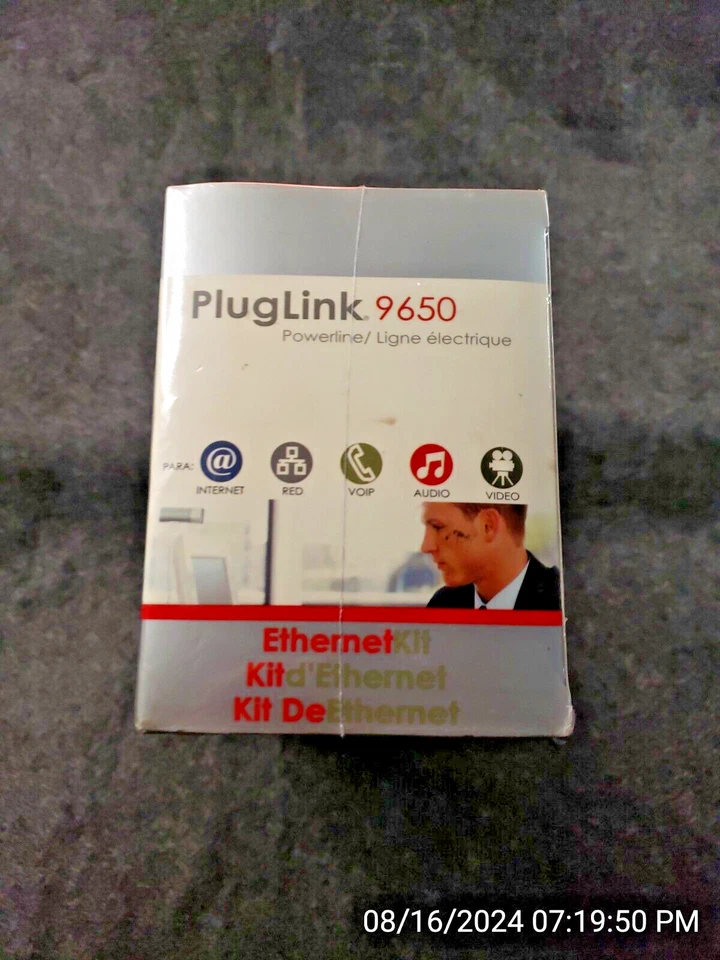 NEW PlugLink 9650 Ethernet Over Power Kit NEW SEALED (C16B5) - Image 4 of 4