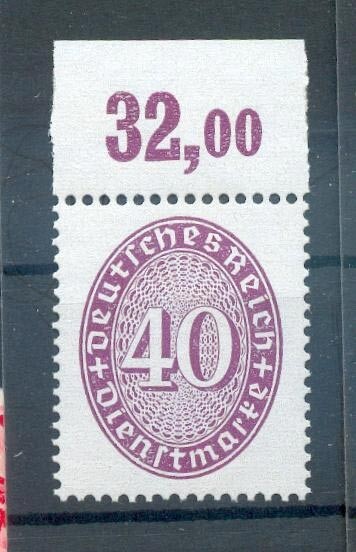 Dr-Dienst 121Y Watermark Upper Edge Luxury MnH Post Fresh