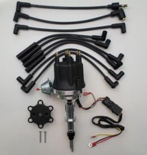 Small Cap Chevy Inline 6 Cyl 230-250-292 Black Hei Distributor Spark Plug Wires Small Cap Chevy Inline 6 Cyl 230-250-292 Black Hei Distributor Spark Plug Wires