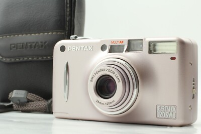 Pink[💥MINT in Case] PENTAX ESPIO 120SW II Point & Shoot
