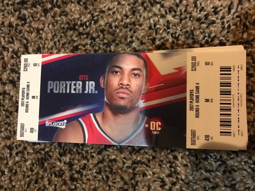 2017 WASHINGTON WIZARDS PLAYOFFS NBA FINALS TICKET STUB SET 4 JOHN WALL - Picture 4 of 4