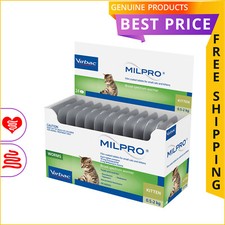 MILPRO Worms Heartworm Treatment Allwormer 24 Tablets for Cats 0.5 to 2 Kg
