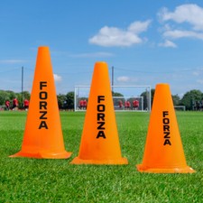 FORZA Sports Training Marker Cones [9/12/15in] | FLURO COLOURS | ALL SPORTS
