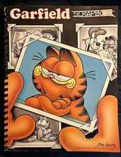 Vintage 1980  s Garfield 12x14 Blank Scrapbook