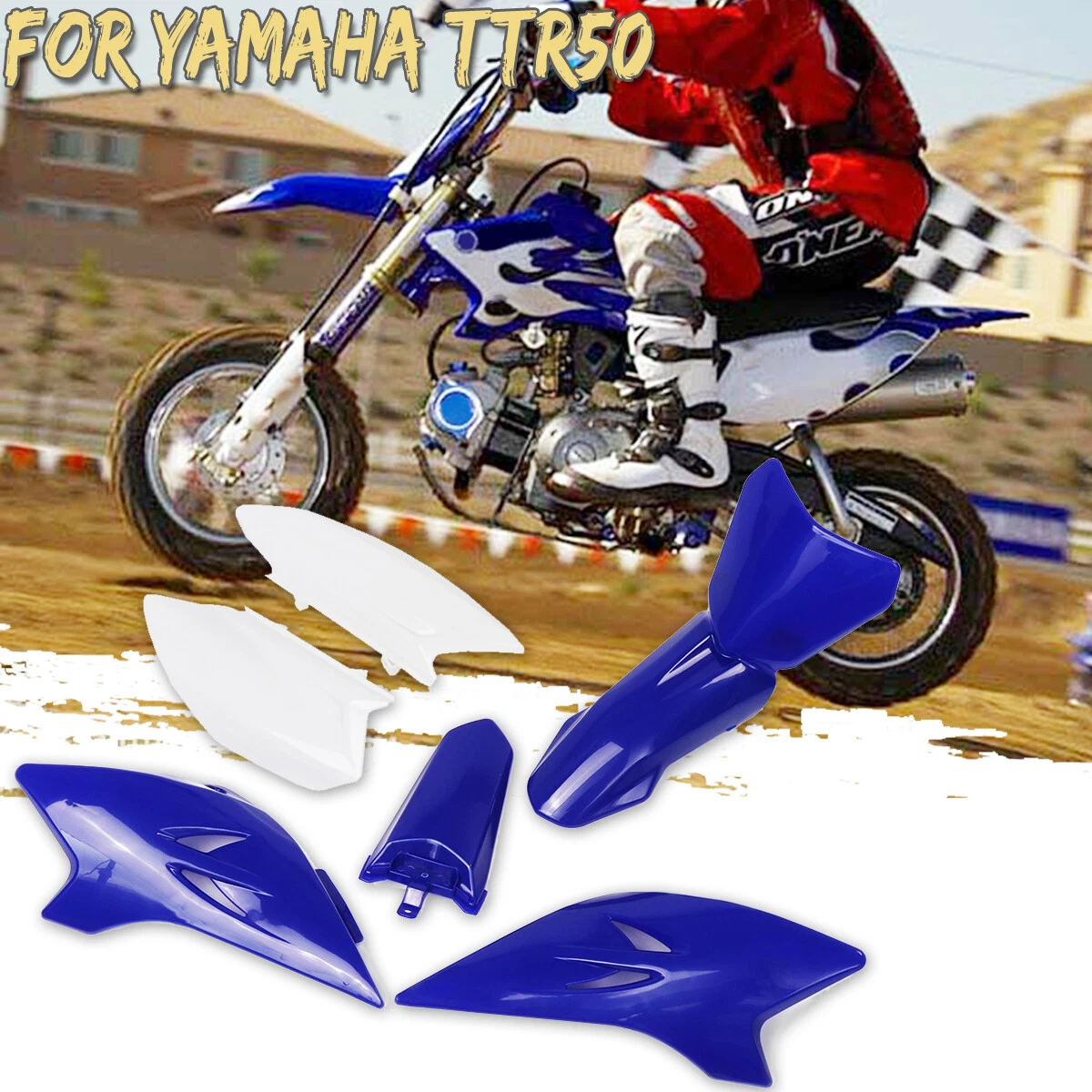 6pcs TTR50 For Fender Fairing Plastic Kit For Yamaha TTR 50 TTR50