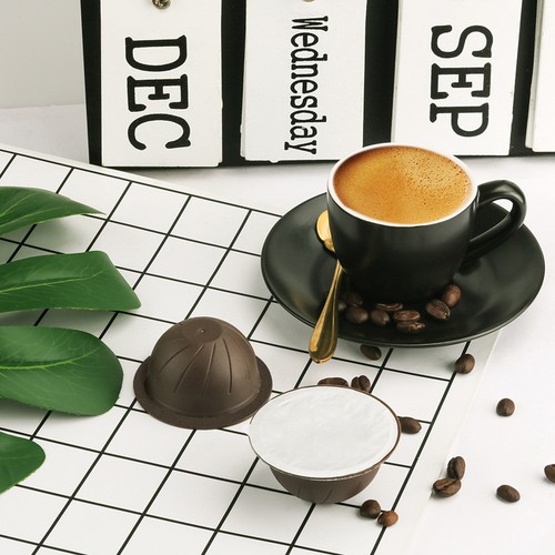 For Nespresso Vertuo Coffee Capsule Cup Set Reusable Pods Refillable Self Stick - Picture 11 of 16